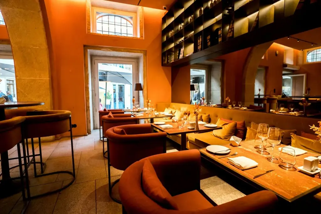 Restaurant with banquette seating